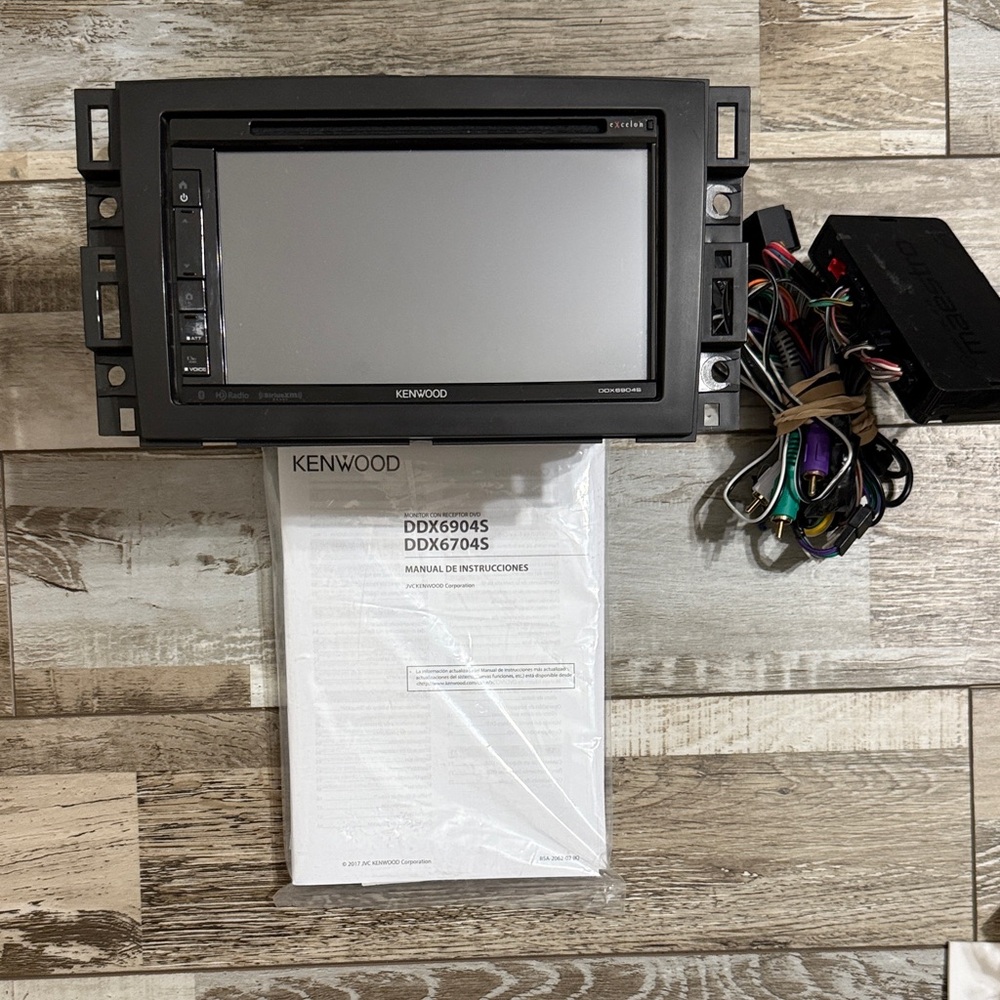 Kenwood Gray Car Stereo Receiver